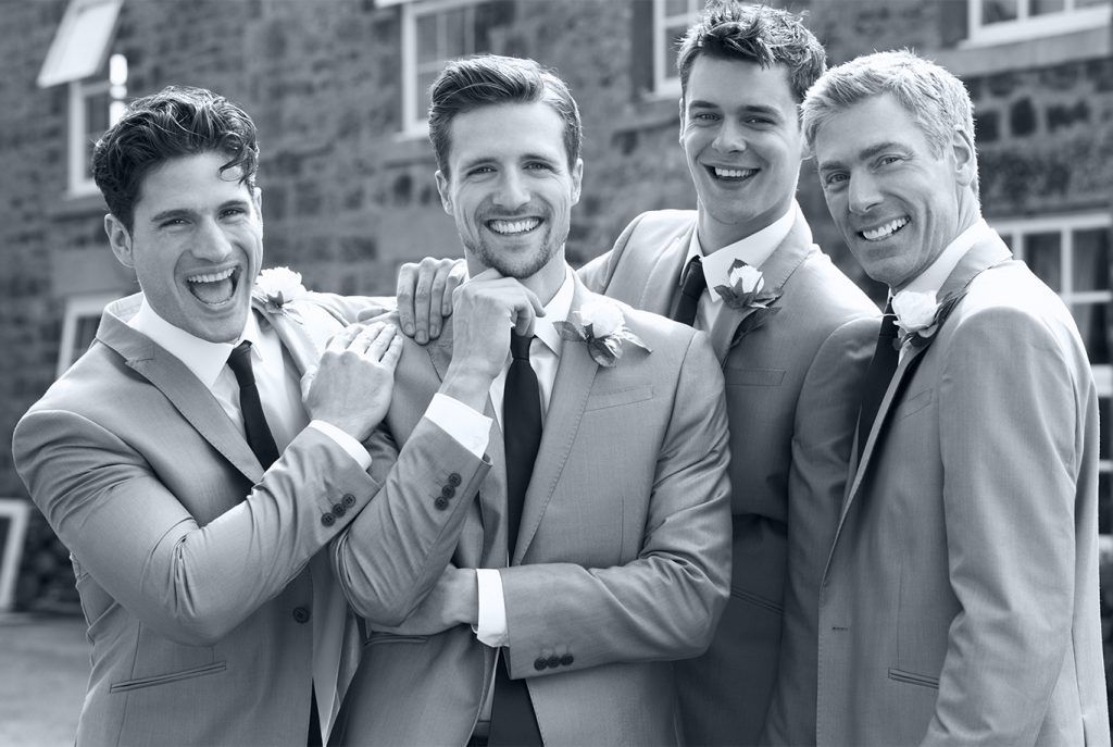 Foto 3 geklede mannen Topsuits
